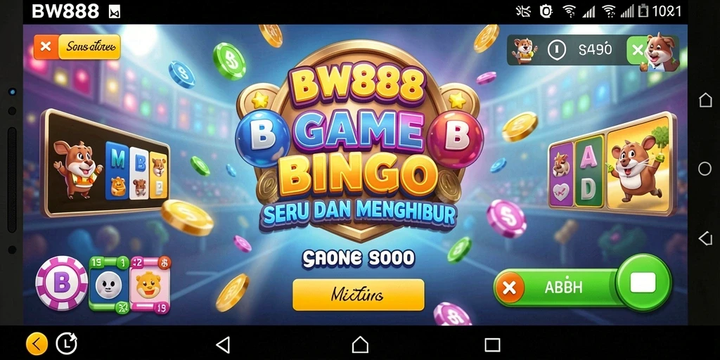 Tampilan gameplay Bingo yang menarik dan interaktif.
