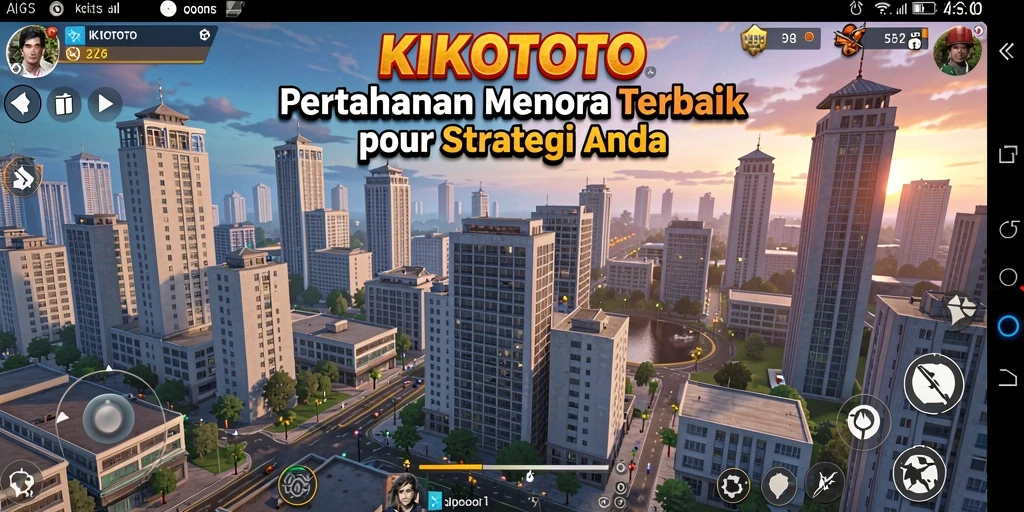 Tampilan gameplay menara pertahanan yang mendebarkan dalam KIKOTOTO.