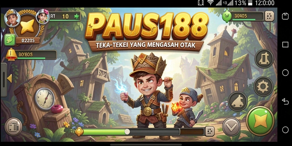 Screenshoot gameplay PAUS188 yang menampilkan berbagai teka-teki menarik.