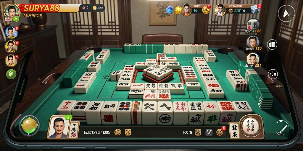 Tangkapan layar gameplay yang penuh warna di SURYA88.